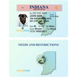 Indiana Pet Tag