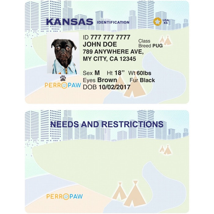 Kansas Pet Tag