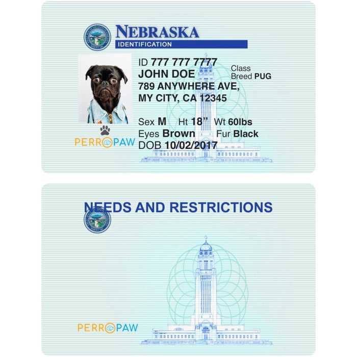 Nebraska Pet Tag