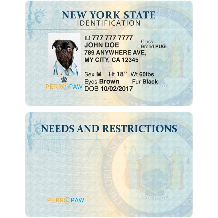 New York Pet Tag