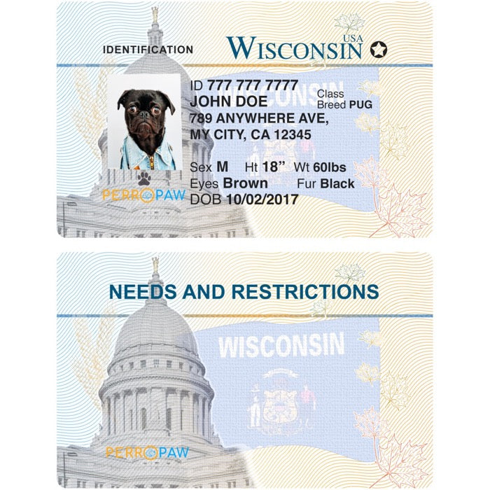 Wisconsin Pet Tag